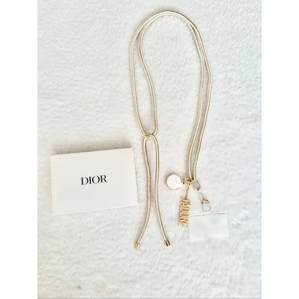 DIOR - J'Adore Phone Strap with charm